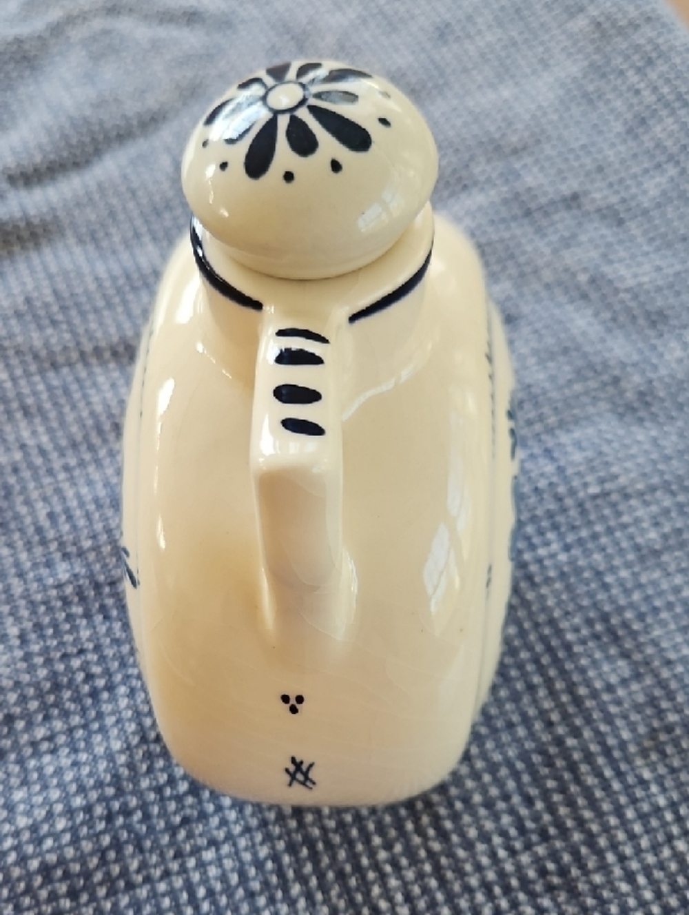 Vintage Blauw Delft Moon Decanter with Stopper - Picture 4 of 6